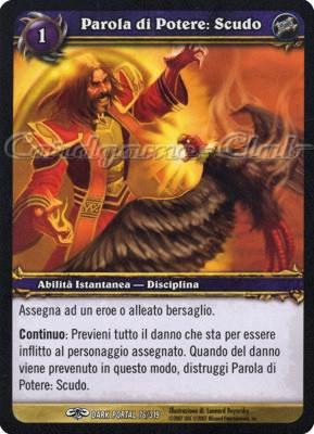 DARK PORTAL 076 / 319 Parola di Potere: Scudo comune (IT) -NEAR MINT-