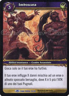 DARK PORTAL 079 / 319 Imboscata rara (IT) -NEAR MINT-