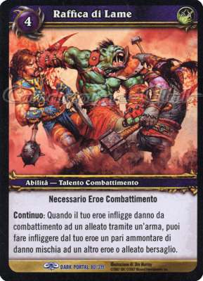 DARK PORTAL 080 / 319 Raffica di Lame rara (IT) -NEAR MINT-