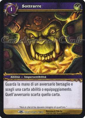 DARK PORTAL 086 / 319 Sottrarre comune (IT) -NEAR MINT-