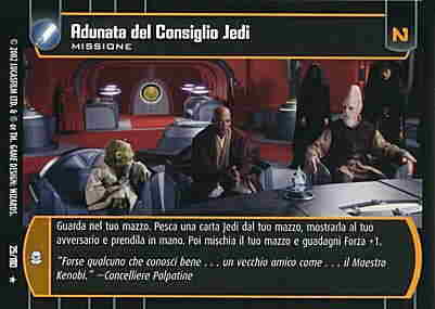 025 / 180 Adunata del Consiglio Jedi rara (IT) -NEAR MINT-