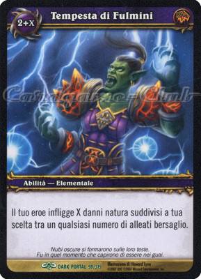 DARK PORTAL 098 / 319 Tempesta di Fulmini non comune (IT) -NEAR MINT-