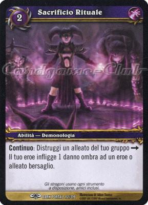 DARK PORTAL 112 / 319 Sacrificio Rituale comune (IT) -NEAR MINT-