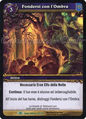 DARK PORTAL 131 / 319 Fondersi con l'Ombra non comune (IT) -NEAR MINT-
