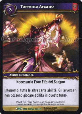 DARK PORTAL 133 / 319 Torrente Arcano non comune (IT) -NEAR MINT-