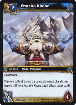 DARK PORTAL 157 / 319 Fratello Rhone comune (IT) -NEAR MINT-
