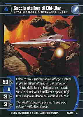 032 / 180 Caccia stellare di Obi-Wan A rara (IT) -NEAR MINT-