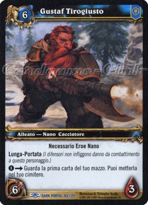 DARK PORTAL 166 / 319 Gustaf Tirogiusto rara (IT) -NEAR MINT-
