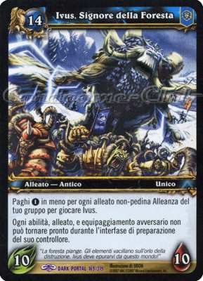DARK PORTAL 169 / 319 Ivus, Signore della Foresta epica (IT) -NEAR MINT-