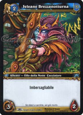 DARK PORTAL 170 / 319 Jeleane Brezzanotturna comune (IT) -NEAR MINT-