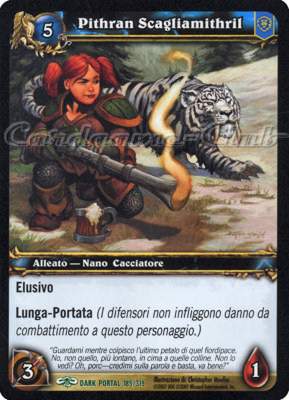 DARK PORTAL 185 / 319 Pithran Scagliamithril non comune (IT) -NEAR MINT-
