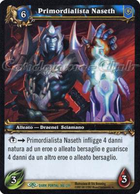 DARK PORTAL 186 / 319 Primordialista Naseth non comune (IT) -NEAR MINT-