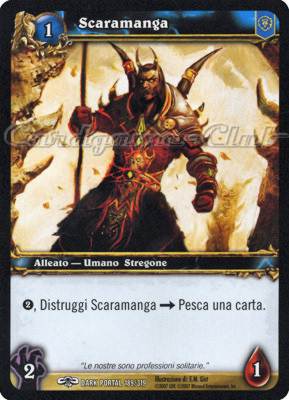 DARK PORTAL 189 / 319 Scaramanga comune (IT) -NEAR MINT-