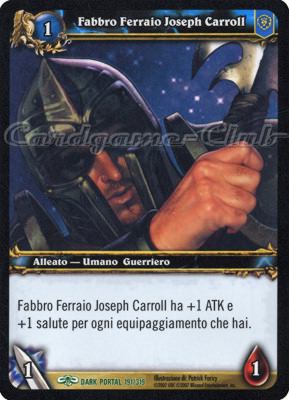 DARK PORTAL 191 / 319 Fabbro Ferrato Joseph Carroll non comune (IT) -NEAR MINT-
