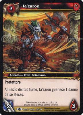 DARK PORTAL 215 / 319 Ja'zaron comune (IT) -NEAR MINT-