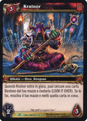 DARK PORTAL 220 / 319 Kralnor non comune (IT) -NEAR MINT-