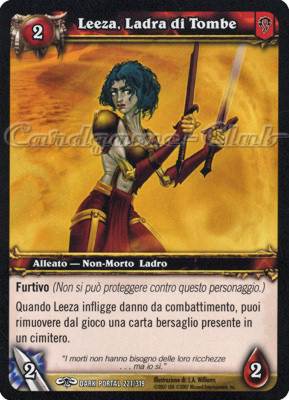DARK PORTAL 221 / 319 Leeza, Ladra di Tombe comune (IT) -NEAR MINT-