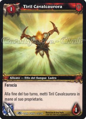 DARK PORTAL 237 / 319 Tiril Cavalcaurora comune (IT) -NEAR MINT-