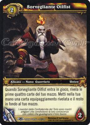 DARK PORTAL 245 / 319 Sorvegliante Oilfist comune (IT) -NEAR MINT-