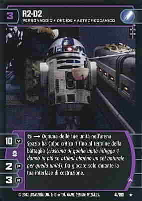 041 / 180 RD-D2 A rara (IT) -NEAR MINT-