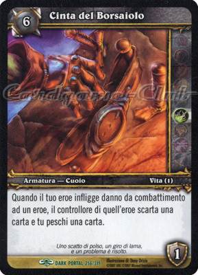 DARK PORTAL 256 / 319 Cinta del Borsaiolo non comune (IT) -NEAR MINT-