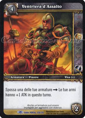 DARK PORTAL 258 / 319 Ventriera d'Assalto rara (IT) -NEAR MINT-