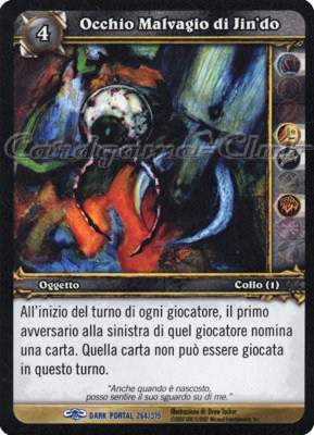 DARK PORTAL 264 / 319 Occhio Malvagio di Jin'do rara (IT) -NEAR MINT-