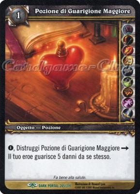 DARK PORTAL 265 / 319 Pozione di Guarigione Maggiore non comune (IT) -NEAR MINT-