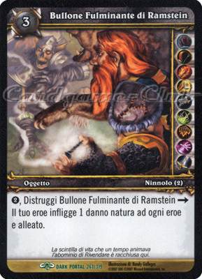 DARK PORTAL 267 / 319 Bullone Fulminante di Ramstein non comune (IT) -NEAR MINT-