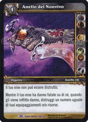 DARK PORTAL 268 / 319 Anello del Nonvivo epica (IT) -NEAR MINT-