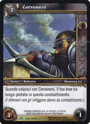DARK PORTAL 271 / 319 Corvonero non comune (IT) -NEAR MINT-