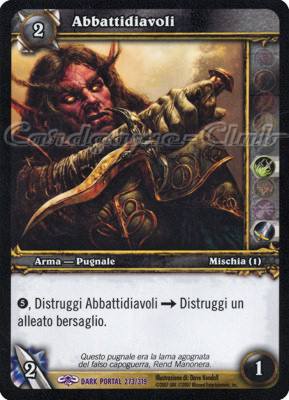 DARK PORTAL 273 / 319 Abbattidiavoli epica (IT) -NEAR MINT-