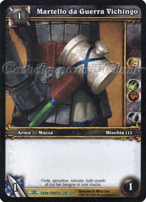 DARK PORTAL 286 / 319 Martello da Guerra Vichingo non comune (IT) -NEAR MINT-