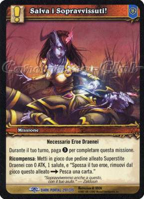 DARK PORTAL 297 / 319 Salva i Sopravvissuti! rara (IT) -NEAR MINT-