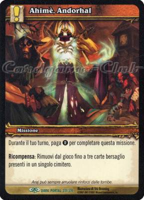 DARK PORTAL 311 / 319 Ahime', Andorhal non comune (IT) -NEAR MINT-