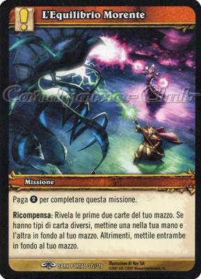 DARK PORTAL 315 / 319 L'Equilibrio Morente comune (IT) -NEAR MINT-