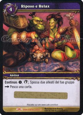 DARK PORTAL LOOT 1 / 3 Riposo e Relax leggendaria (IT) -NEAR MINT-