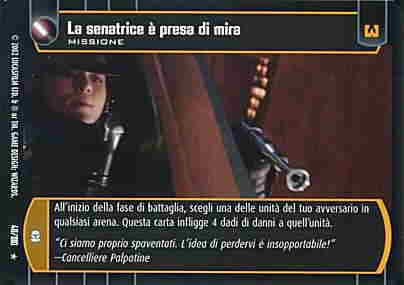 048 / 180 La senatrice e' presa di mira rara (IT) -NEAR MINT-