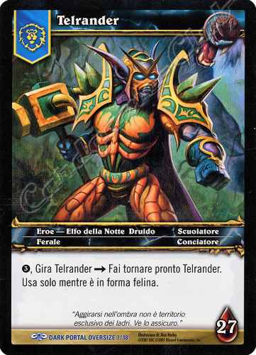 DARK PORTAL OVERSIZE 07/18 Telrander rara oversize -NEAR MINT-