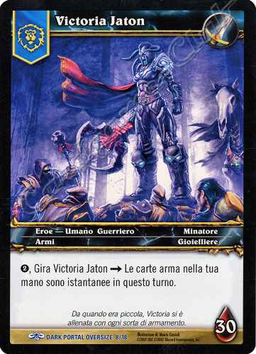 DARK PORTAL OVERSIZE 08/18 Victoria Jaton rara oversize -NEAR MINT-