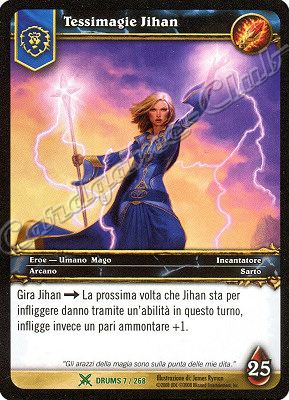 DRUMS 007 / 268 Tessimagie Jihan non comune -NEAR MINT-