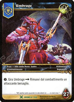 DRUMS 008 / 268 Umbrage non comune -NEAR MINT-