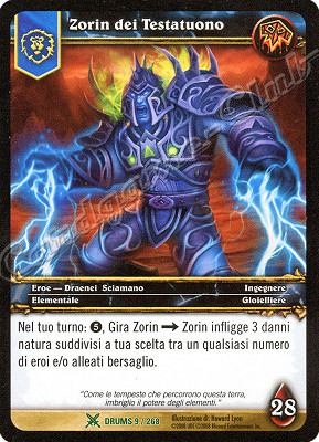 DRUMS 009 / 268 Zorin dei Testatuono non comune -NEAR MINT-