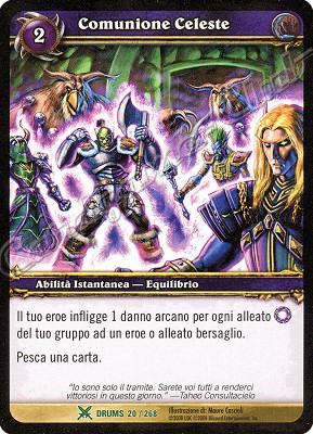 DRUMS 020 / 268 Comunione Celeste non comune -NEAR MINT-
