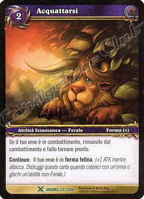 DRUMS 021 / 268 Acquattarsi non comune -NEAR MINT-