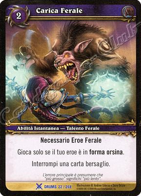 DRUMS 022 / 268 Carica Ferale rara -NEAR MINT-