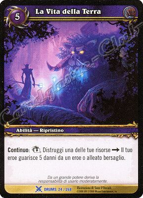 DRUMS 024 / 268 La Vita della Terra rara -NEAR MINT-