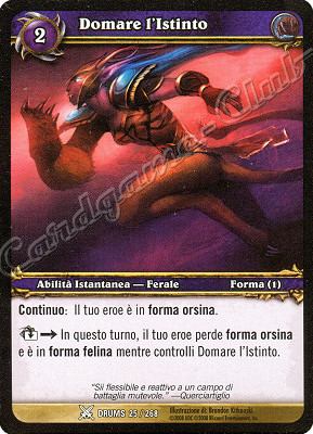 DRUMS 025 / 268 Domare l'Istinto comune -NEAR MINT-