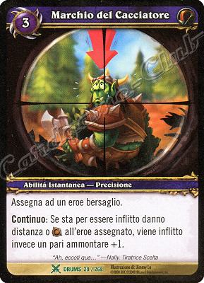 DRUMS 029 / 268 Marchio del Cacciatore non comune -NEAR MINT-