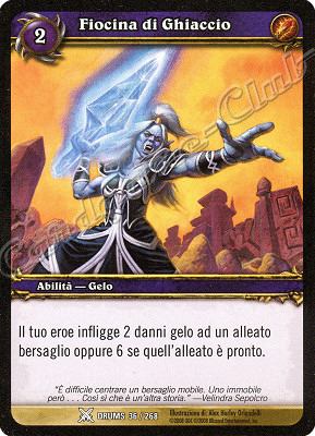 DRUMS 036 / 268 Fiocina di Ghiaccio comune -NEAR MINT-